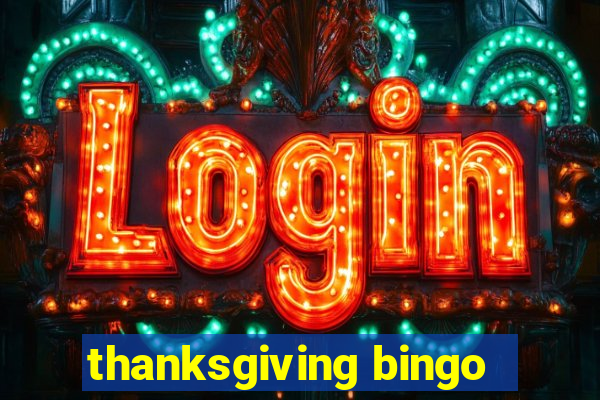 thanksgiving bingo